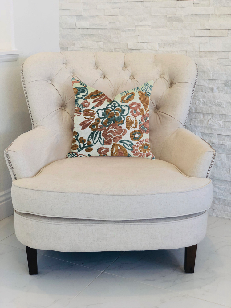 Plutus Floweret Luxury Throw Pillow