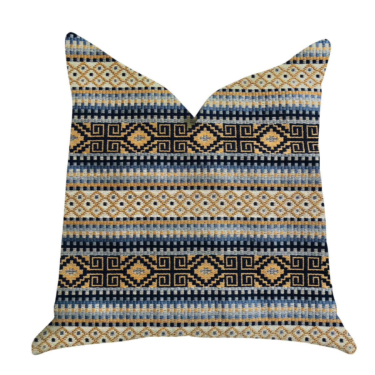 Plutus Daphne Diamante Textured Luxury Throw Pillow