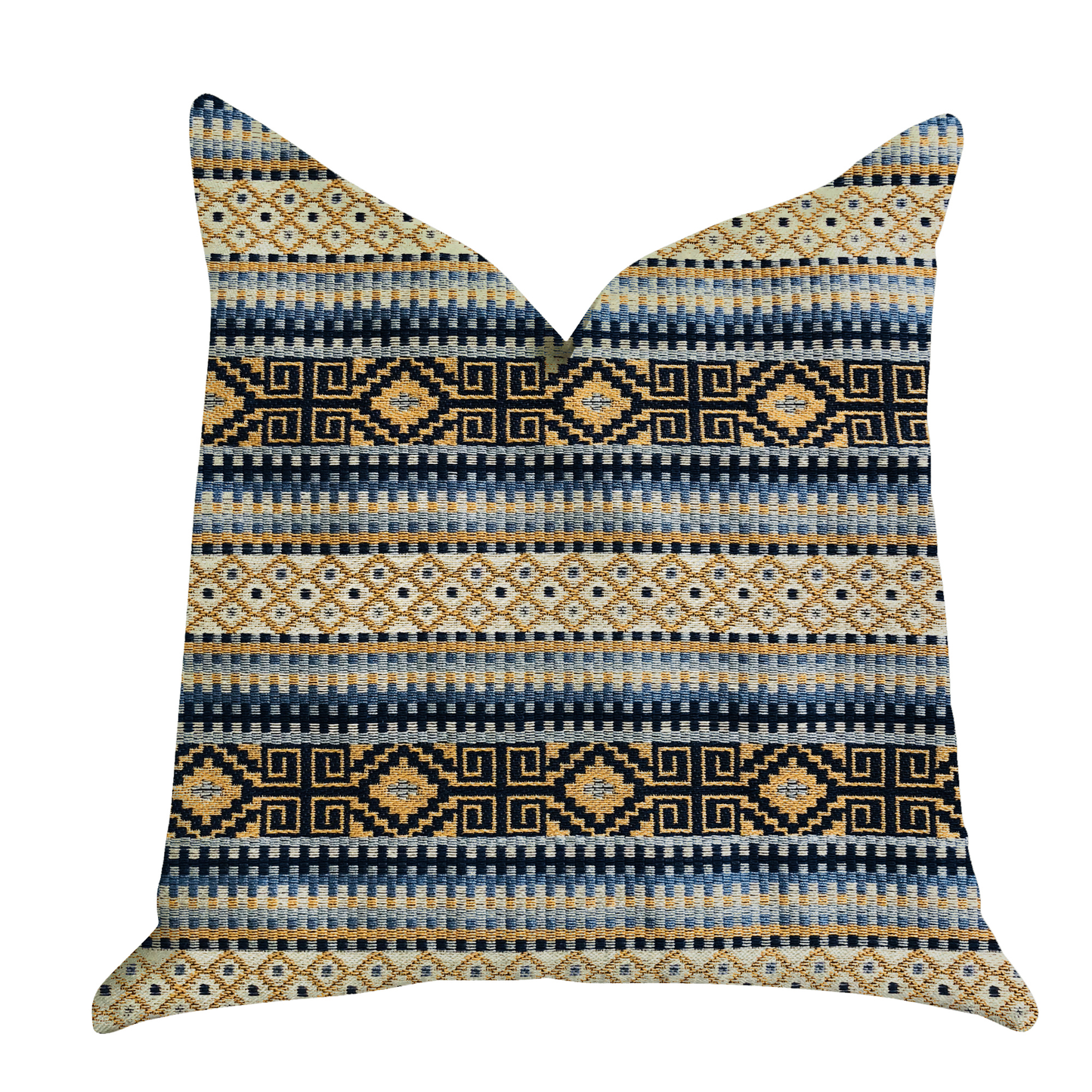 Plutus Daphne Diamante Textured Luxury Throw Pillow