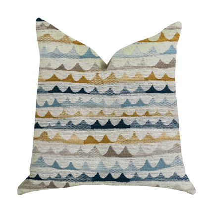 Plutus Caspian Rush Patterned Luxury Throw Pillow