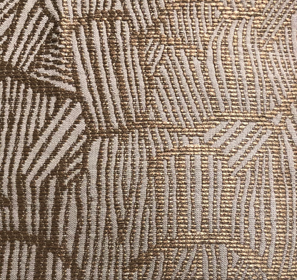 Plutus Metallic Bronze Luxury Throw Pillow