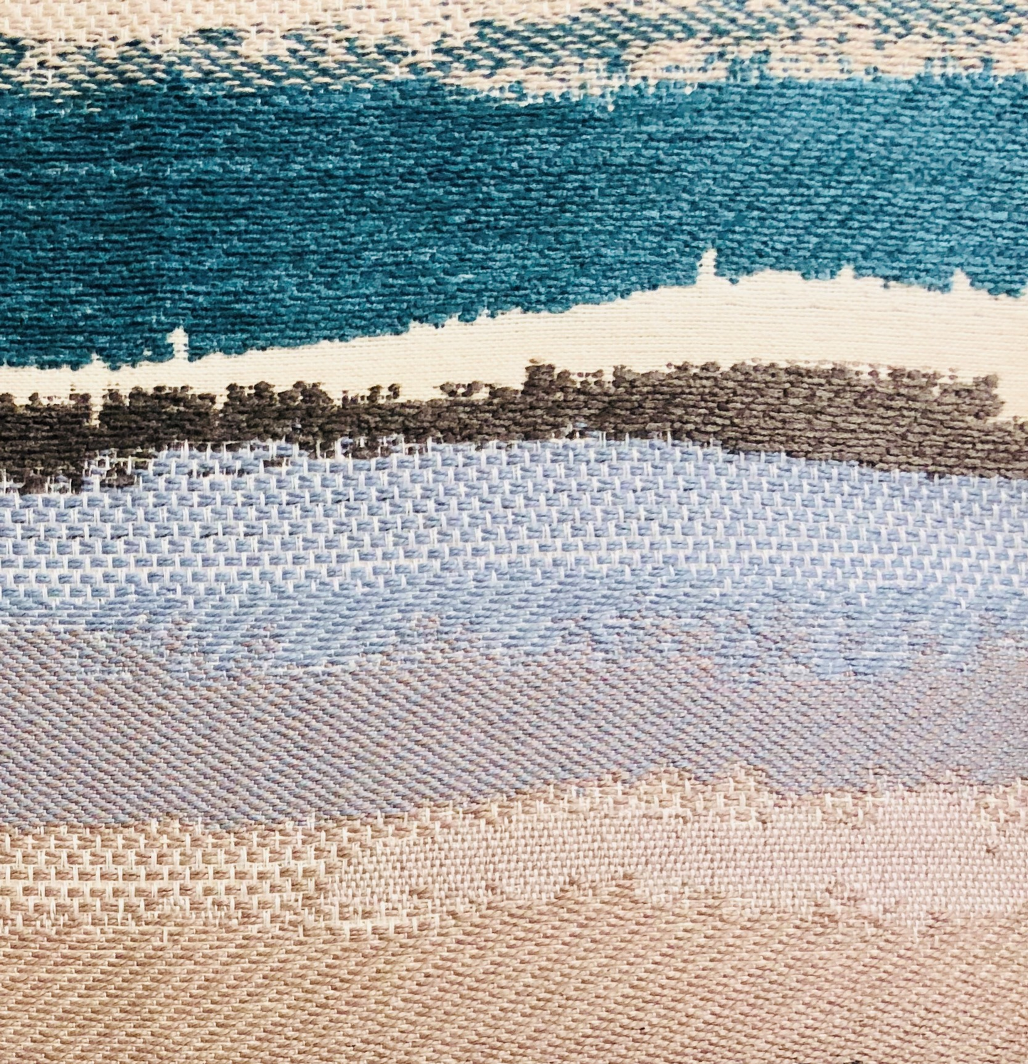 Plutus Blue Stone River Sand Multi Color Luxury Throw Pillow