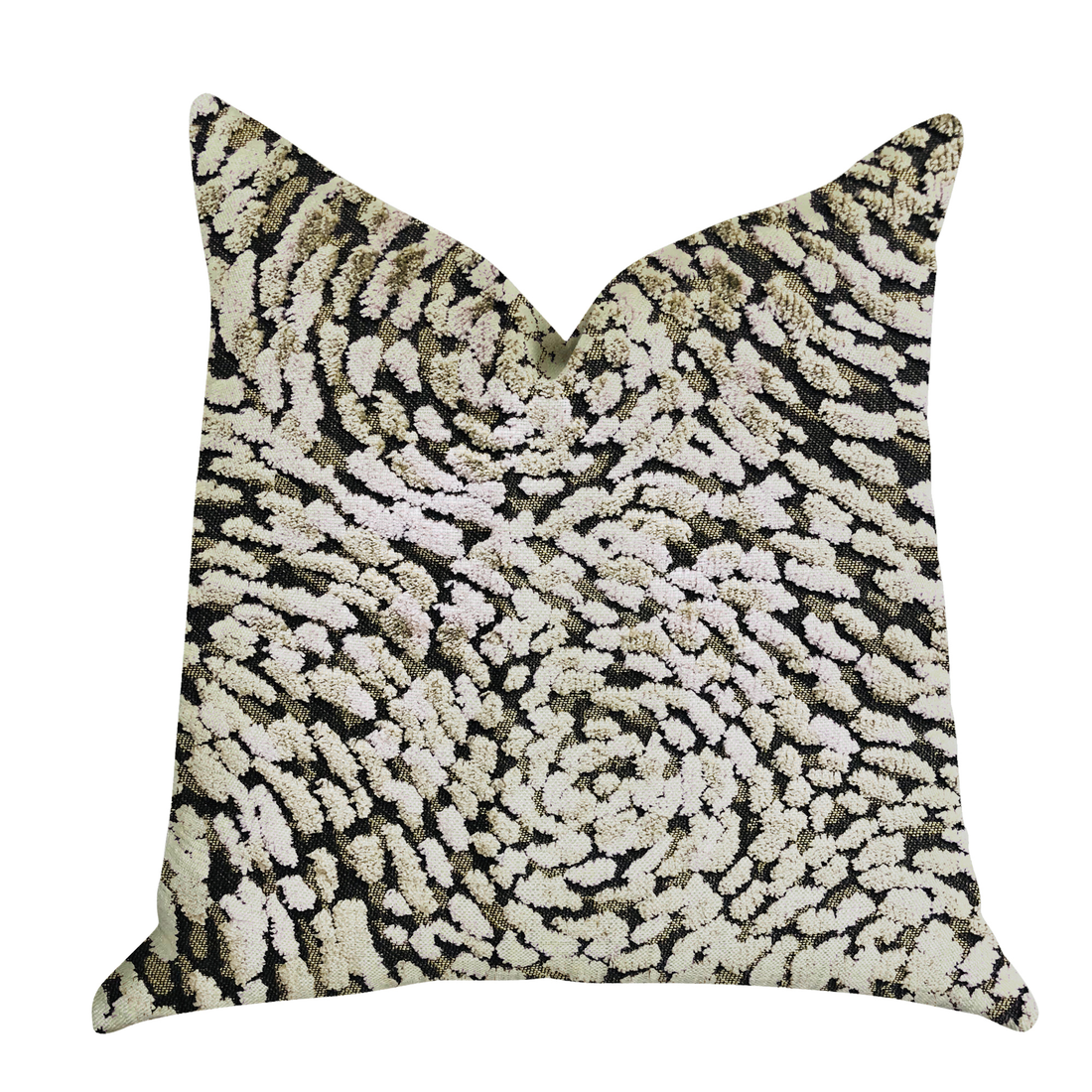 Plutus Mulberry Lasso Green Tones Luxury Throw Pillow
