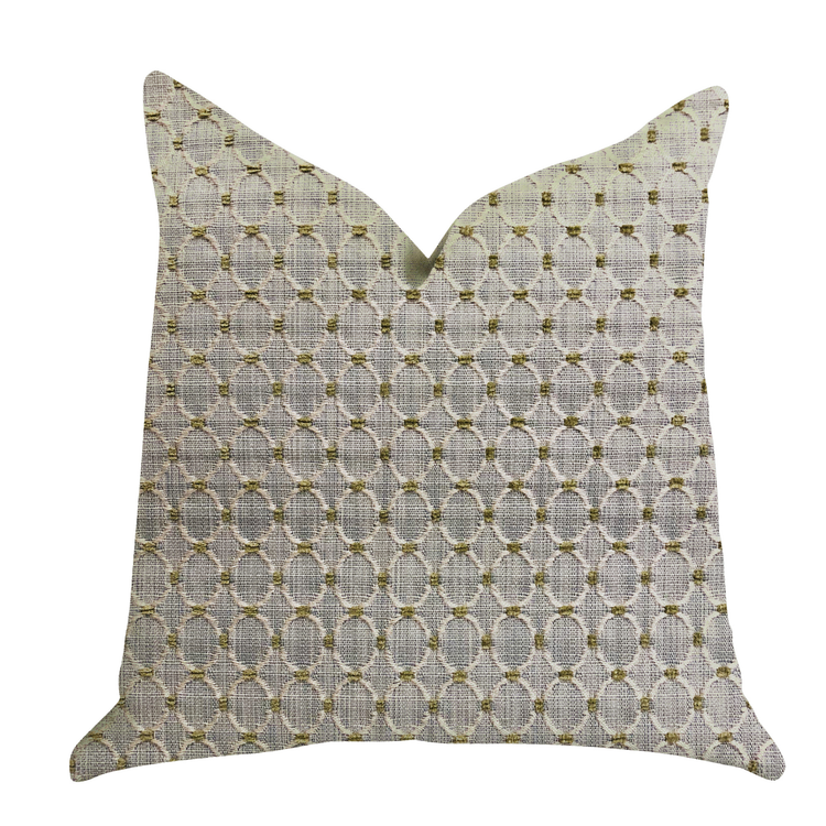 Plutus Circular Ringed Luxury Throw Pillow