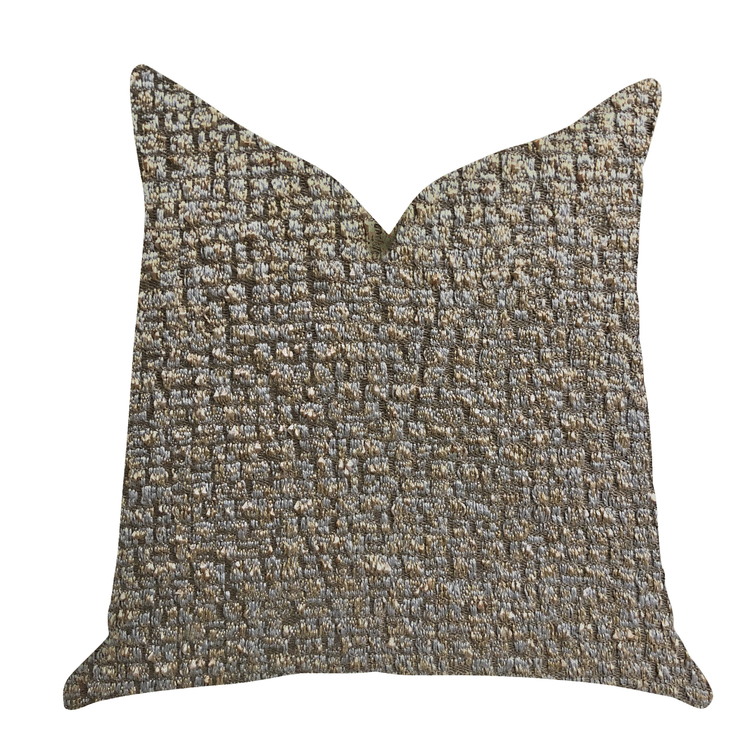 Plutus Moondust Radiance Gold Leaf Luxury Throw Pillow