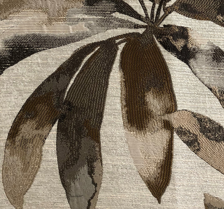 Plutus Santorini Cove Beige and Brown Luxury Throw Pillow