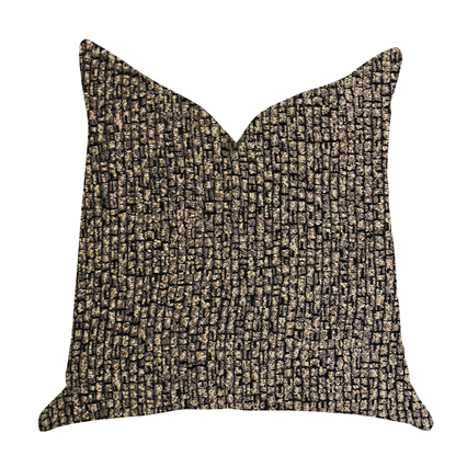 Plutus Chameleon Bronze and Gold Tone Luxury Throw Pillow