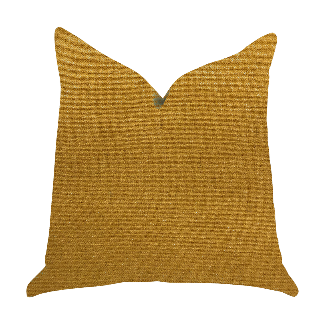 Plutus Wild Turmeric Luxury Throw Pillow in Gold