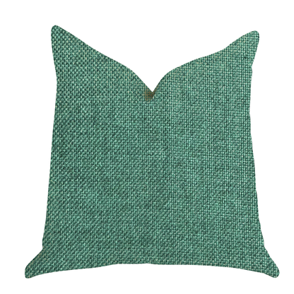 Plutus Grass Seed Luxury Throw Pillow in Green