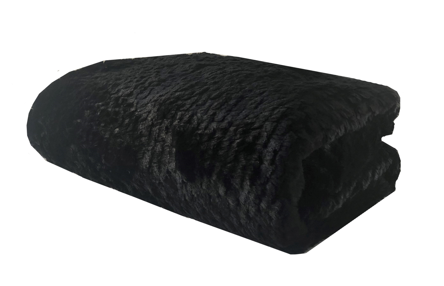 Plutus Black Mink Faux Fur Luxury Throw
