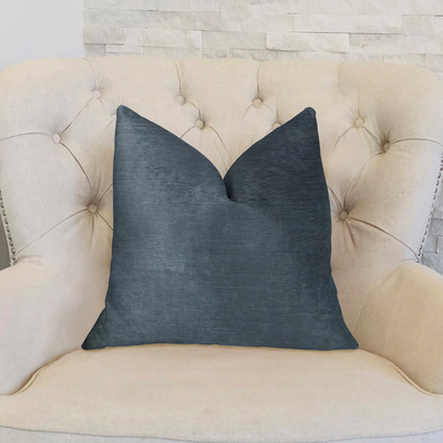 Plutus Deep Blue Sea Luxury Throw Pillow