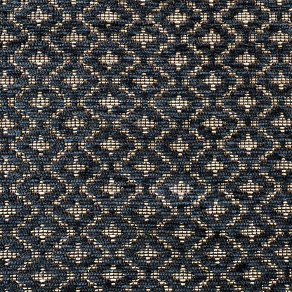 Plutus Cleopatra Blue and Gold Luxury Throw Pillow