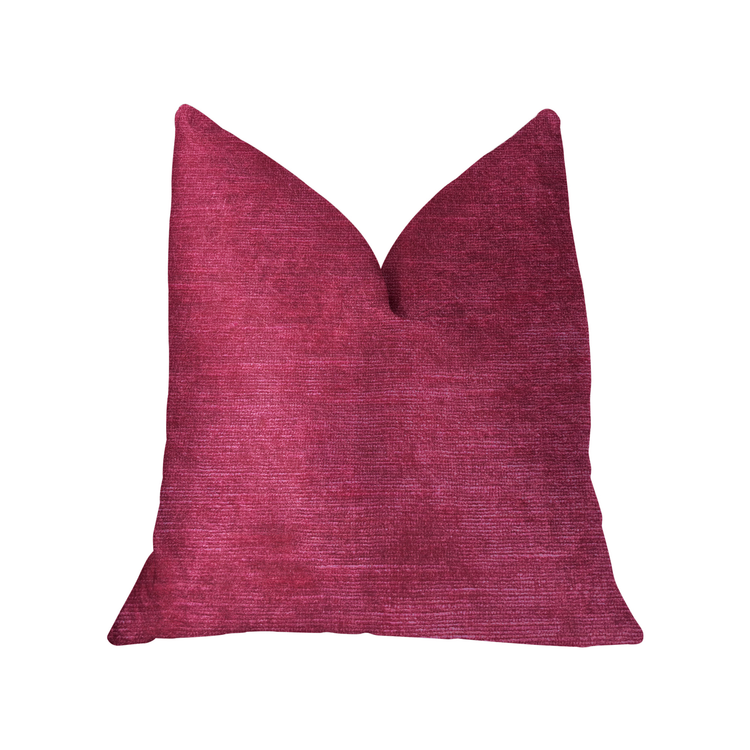 Plutus Lady Fuschia Pink Luxury Throw Pillow