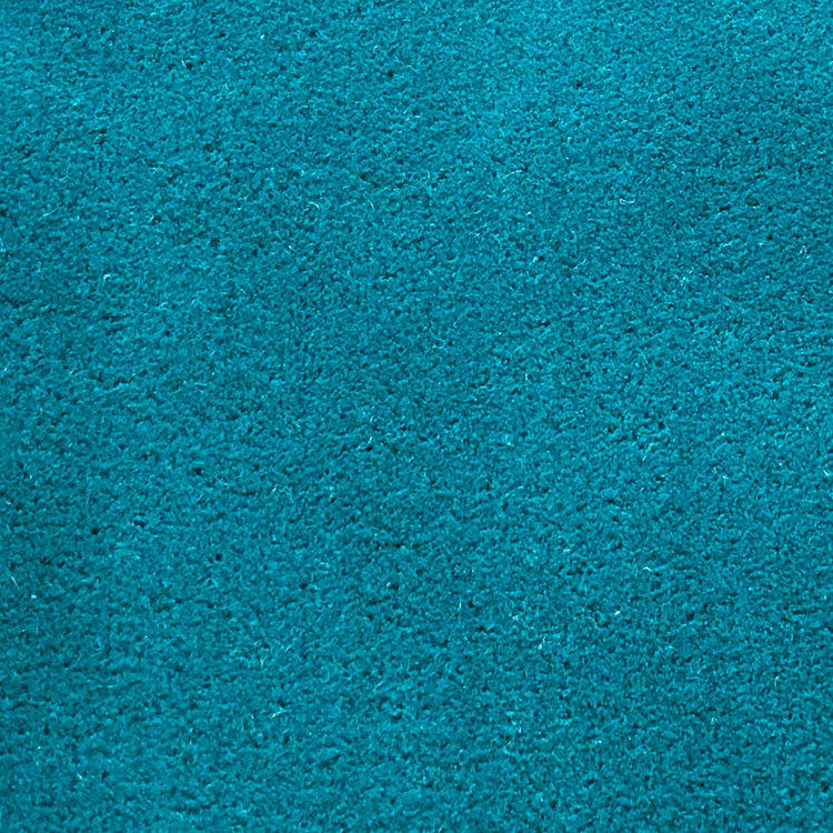 Plutus Aquamarine Velvet Turquoise Luxury Throw Pillow