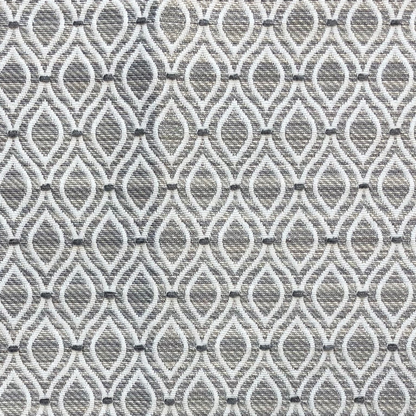 Plutus Deluxe Rockland Beige and Silver Luxury Throw Pillow