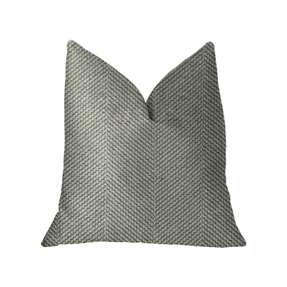 Plutus Jordyn Green and Gold Luxury Throw Pillow