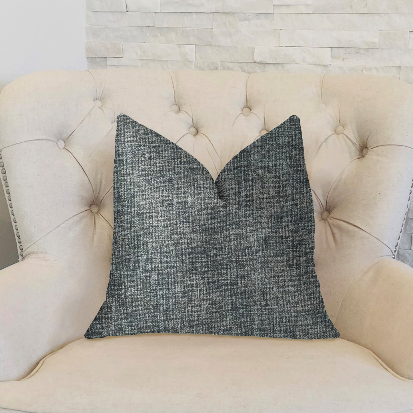 Plutus Blue Mountain Luxury Throw Pillow