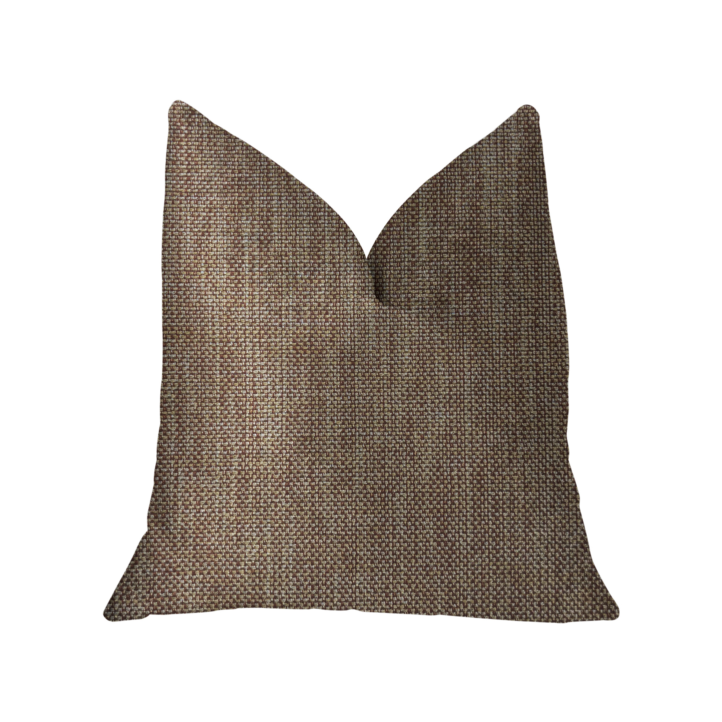 Plutus Ganache Gold Luxury Throw Pillow