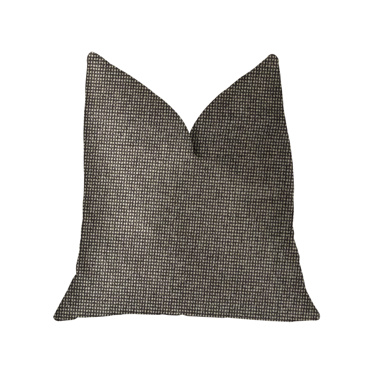 Plutus Abigail Charcoal Luxury Throw Pillow