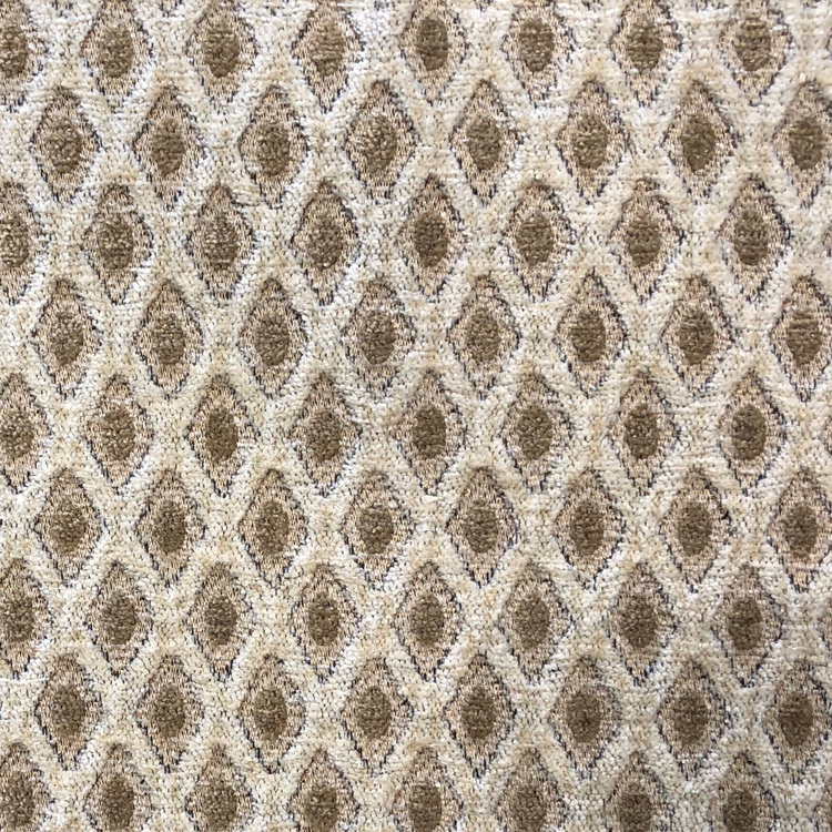Plutus Diamant Beige and Brown Luxury Throw Pillow