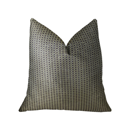 Plutus Bellevue Brown Handmade Luxury Pillow