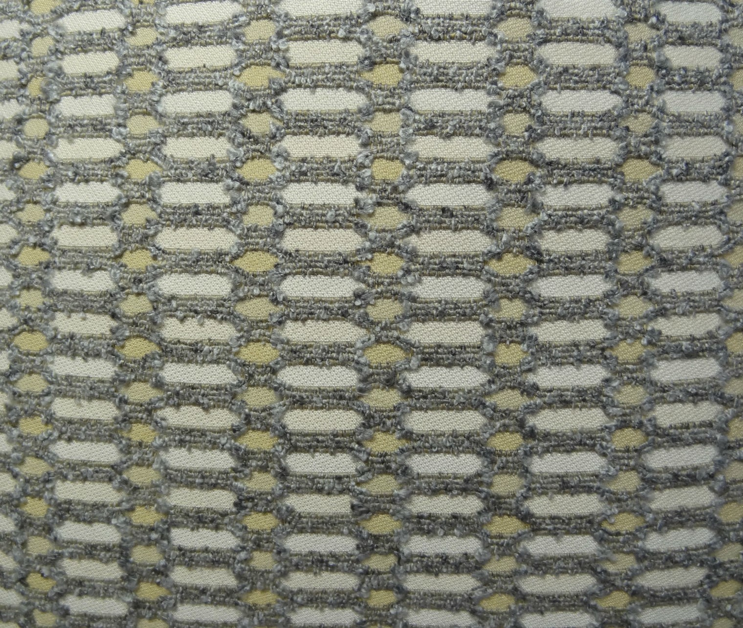 Plutus Trivoli Circle Gray and Cream Handmade Luxury Pillow