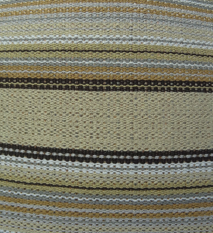 Plutus Lexington Park Taupe and Brown Handmade Luxury Pillow