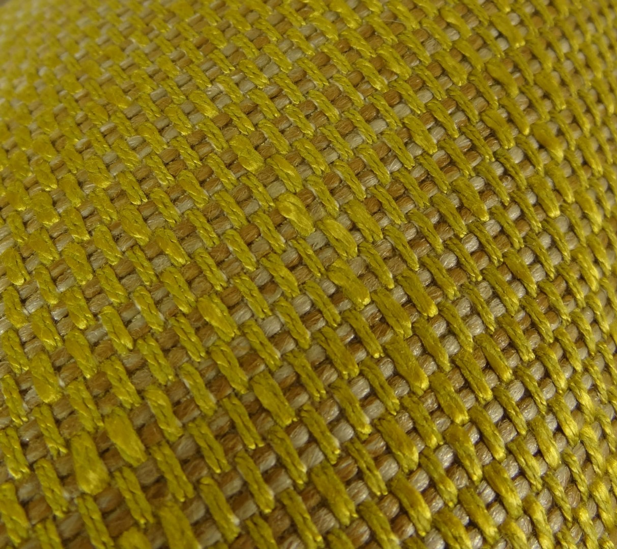 Plutus Deep Lemon Grass Citrine and Gold Handmade Luxury Pillow