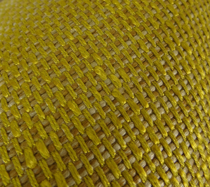Plutus Deep Lemon Grass Citrine and Gold Handmade Luxury Pillow