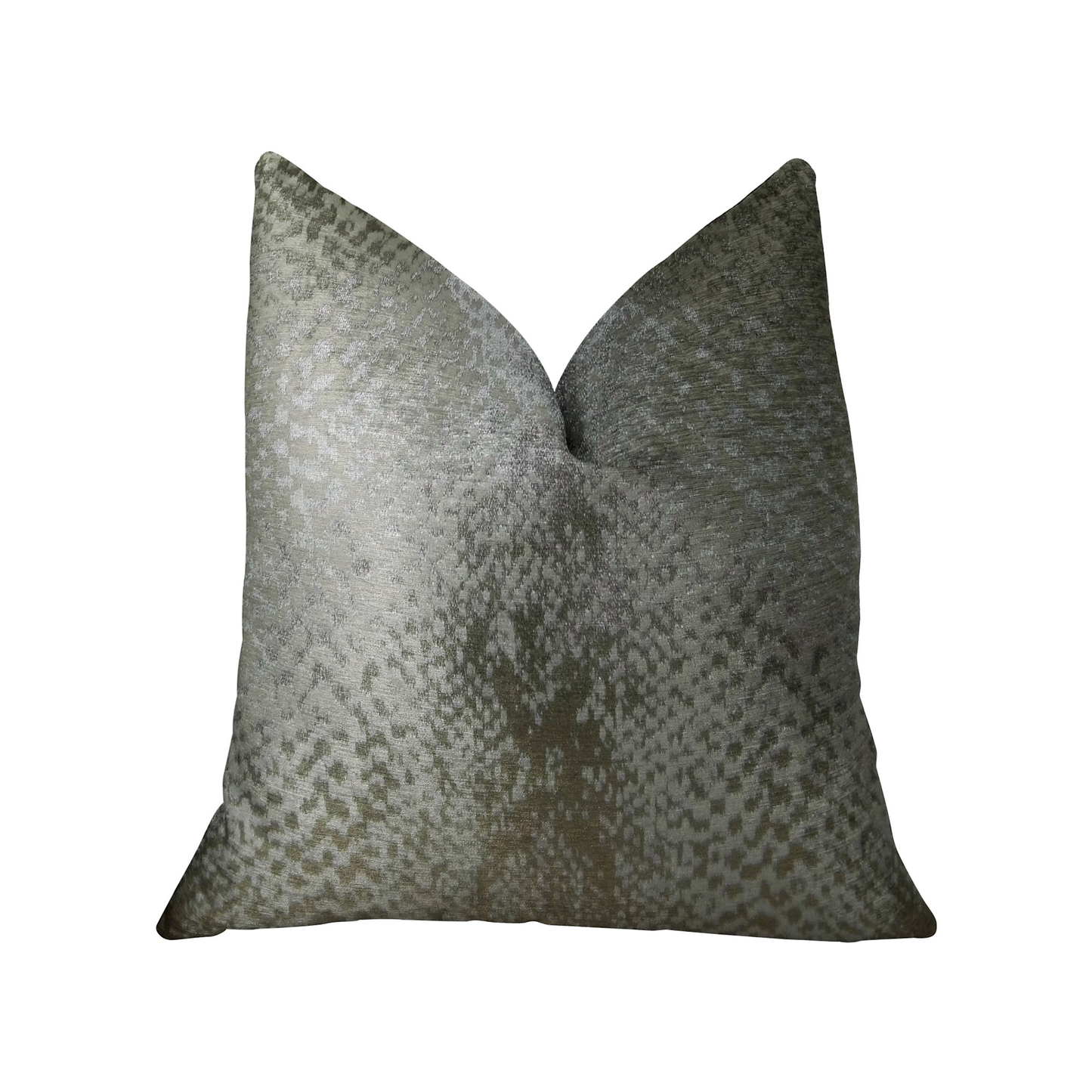 Plutus Venetian Silver Handmade Luxury Pillow