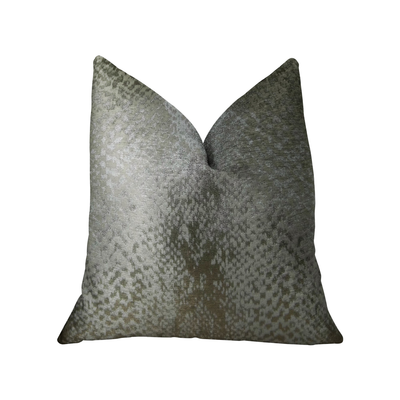 Plutus Venetian Silver Handmade Luxury Pillow