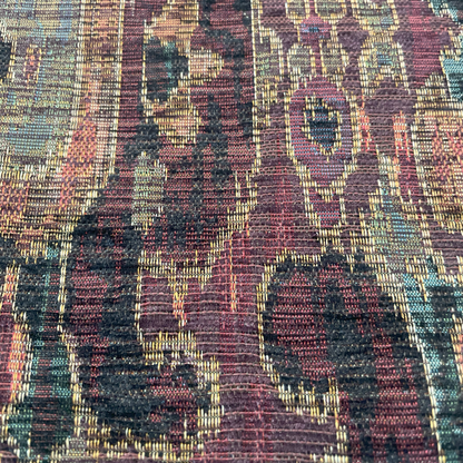 Plutus Sonoma Canyon Magenta Coral and Blue Handmade Luxury Pillow