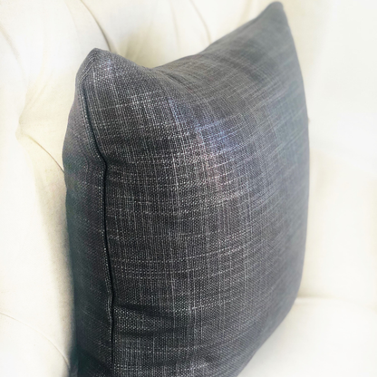 Plutus Ashland Glazed Gray Handmade Luxury Pillow