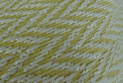 Plutus Honey Praire Yellow and Cream Handmade Luxury Pillow