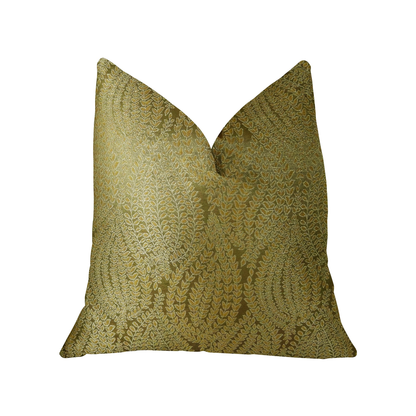 Plutus Golden Vineyard Gold Handmade Luxury Pillow