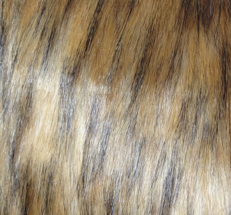 Plutus Golden Spirit Wolf Light and Dark Brown Handmade Luxury Pillow