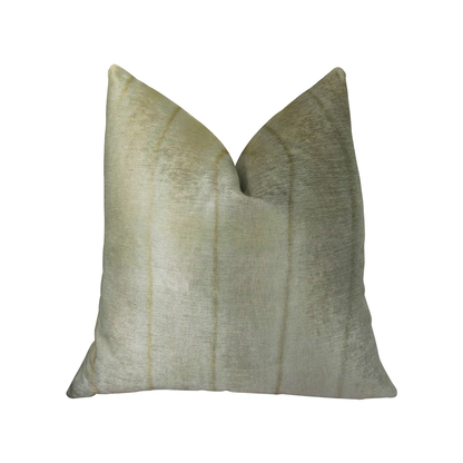 Plutus Mink Ivory Off White Faux Fur Throw Pillow