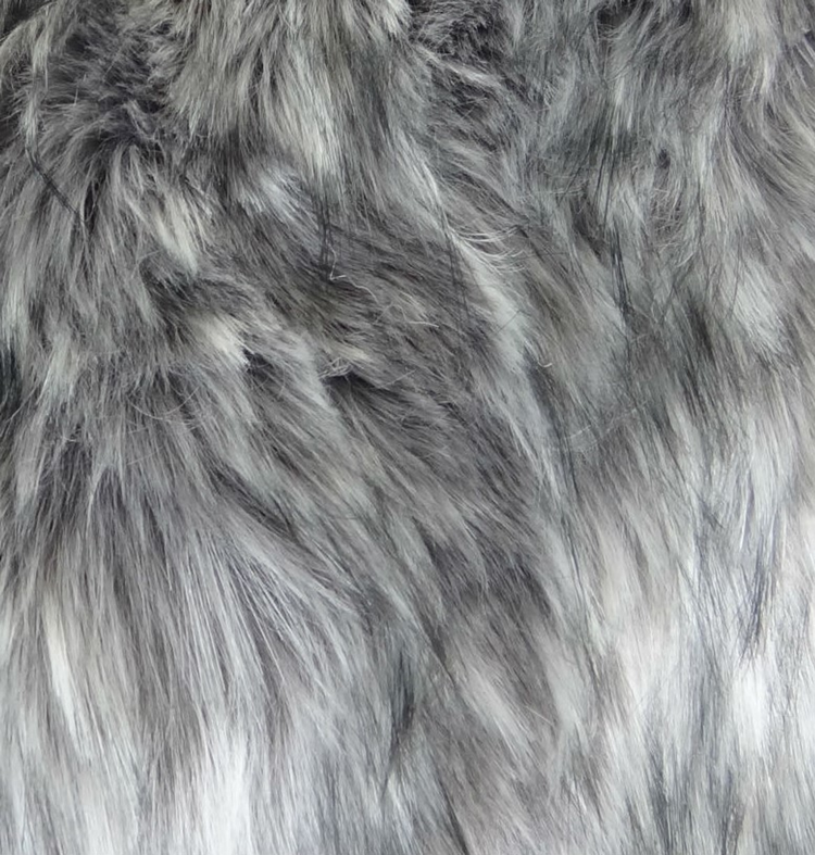 Plutus Wild Gray Wolf Gray White Handmade Luxury Pillow