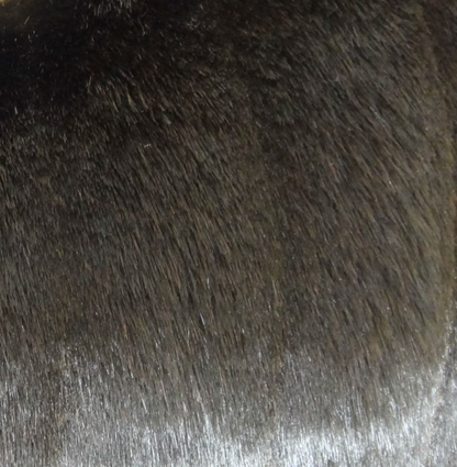 Plutus Silky Dark Brown Mink Faux Fur Throw Pillow
