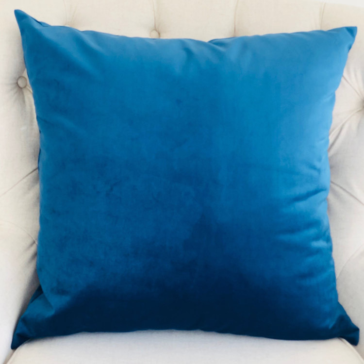 Plutus Pure Navy Handmade Luxury Pillow