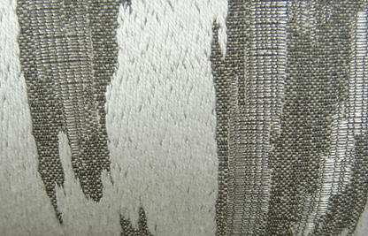 Plutus Agate River Gray Silver Ivory Handmade Luxury Pillow