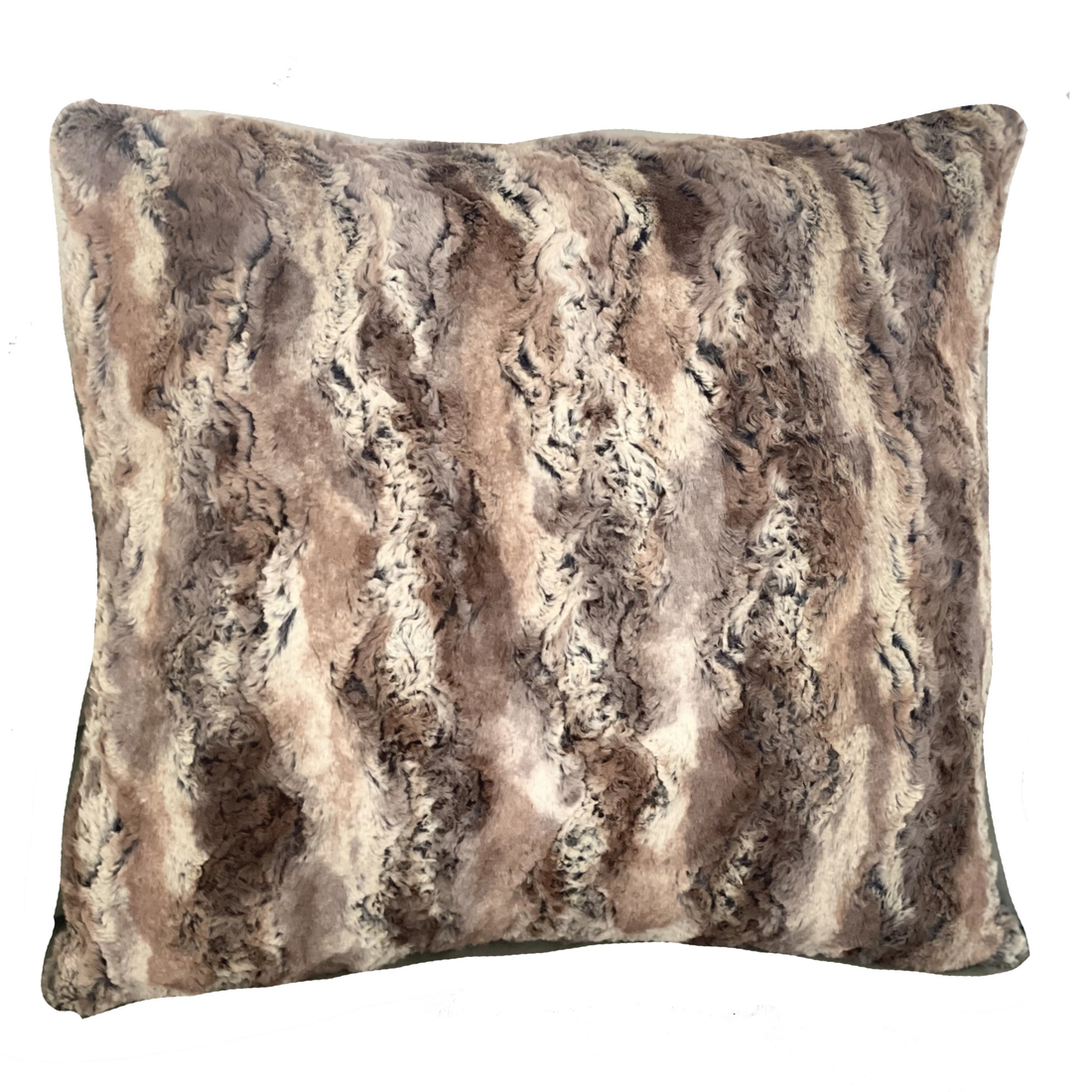 Plutus Brandy Fox Light Brown Gold White Handmade Luxury Pillow