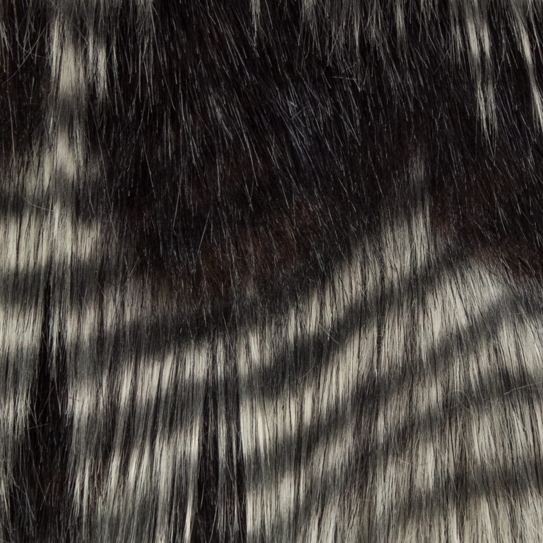 Plutus Porcupine Dark Brown and Beige Faux Fur Luxury Throw