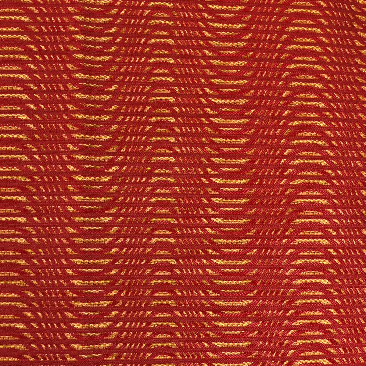 Plutus New Earth Ripple Red Luxury Throw Pillow