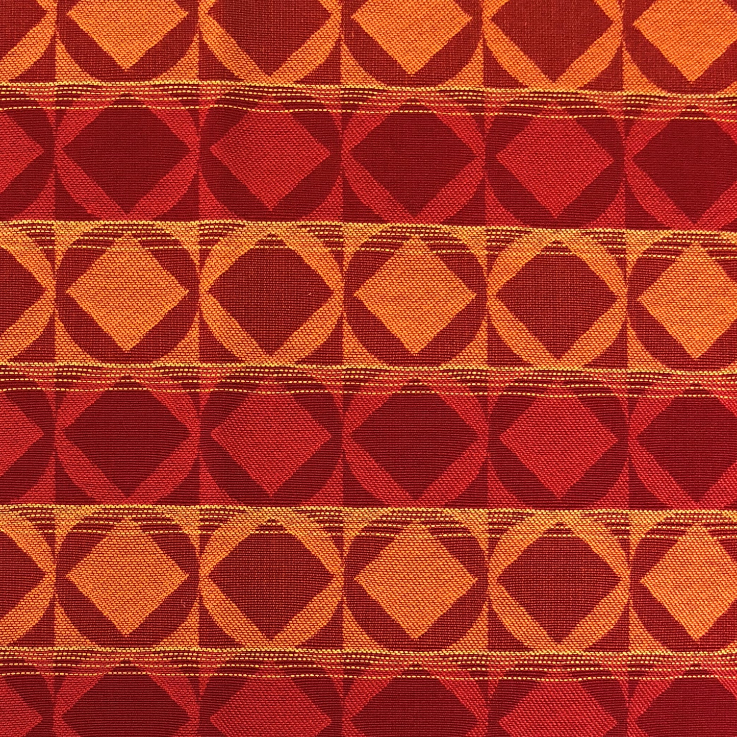 Plutus Celestial Red and Orange Luxury Throw Pillow