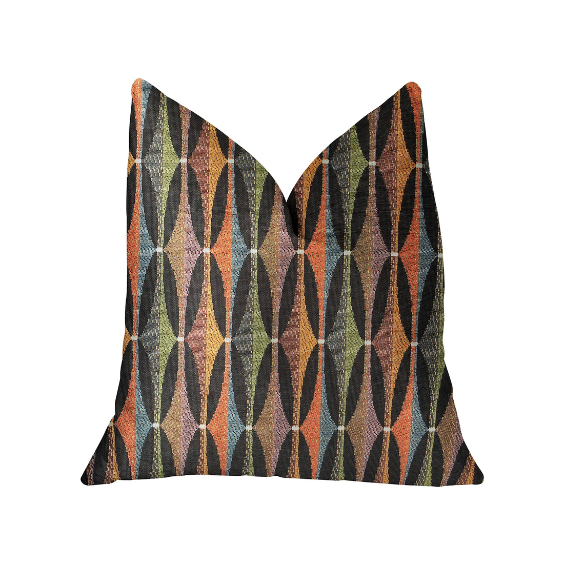 Plutus Jazzy Crystal Multicolor Luxury Throw Pillow