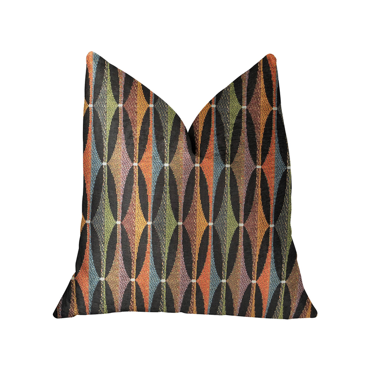 Plutus Jazzy Crystal Multicolor Luxury Throw Pillow