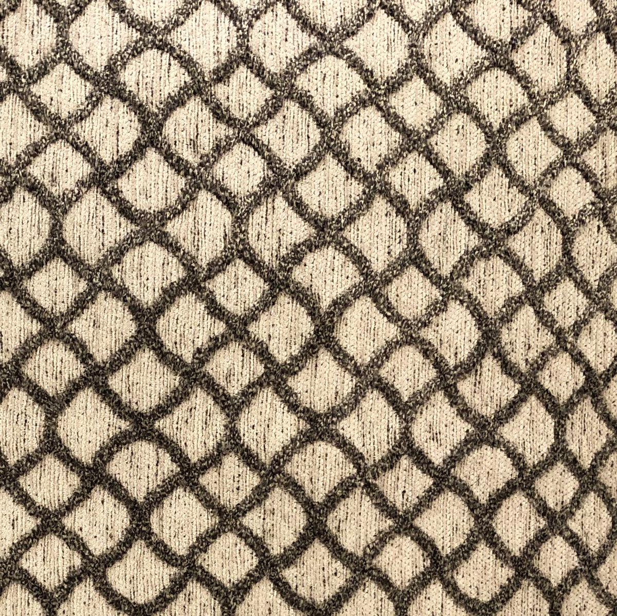 Plutus Galactic Ringlet Brown and Beige Luxury Throw Pillow