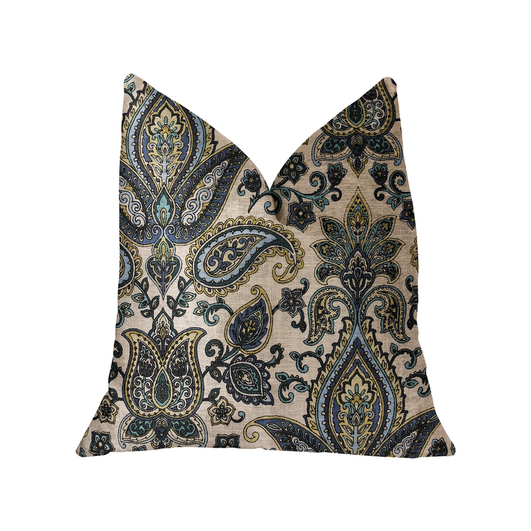 Plutus Tulip Safari Multicolor Luxury Throw Pillow