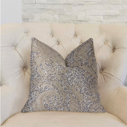 Plutus Quartz Skye Beige Luxury Throw Pillow